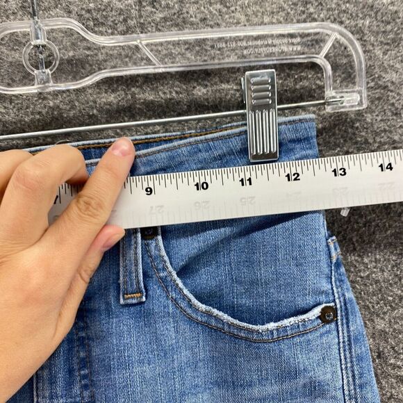 Madewell Jeans Women 24 Plus Blue Denim Light Wash Curvy High Rise Skinny Casual - Picture 5 of 11